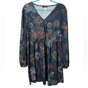 Floral Long Sleeve Dress